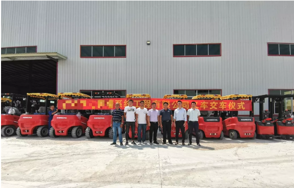逆天了！杭叉交付某工程企業(yè)數(shù)十臺(tái)車(chē)