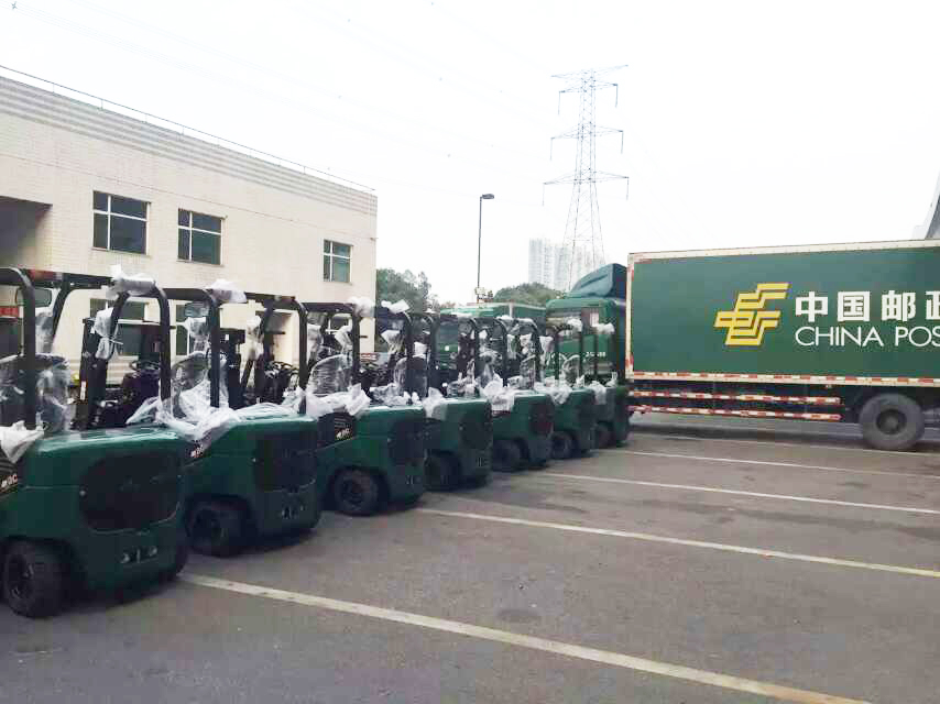 中國(guó)郵政采購杭州叉車案例